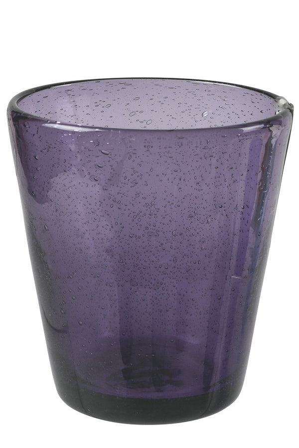 Set mit 6 Wassergläsern aus Glaspaste 250 ml Villa d'Este Home Tivoli Purple Cancun Satin sconto