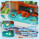 Banco da Lavoro per Bambini 21 Pezzi a Tema Spaziale con Suoni e Luci  