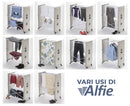 Stendibiancheria Elettrico Asciugabiancheria 40W con Ionizzatore e Inverter Alfie 690 Special Marrone Ribeira e Crema