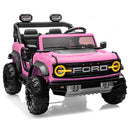 Macchina Elettrica per Bambini 24V Licenza Ford Bronco Raptor 2 Posti con Telecomando Rosa