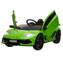 Macchina Elettrica per Bambini 12V con Licenza Lamborghini Aventador Verde
