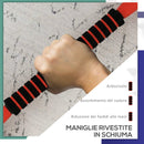 Set Pesi da Palestra 4 in 1 da 20kg Convertibile in Kettlebell Manubri Bilanciere Rosso    