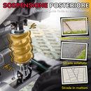 Moto Elettrica per Bambini con Rotelle e Indicatore di Carica Rosso  