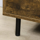 Cassettiera 2 Cassetti 65x40x75 cm in Truciolato Marrone