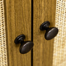 Libreria 3 Ripiani 2 Ante 60x34,5x162 cm in Truciolato Noce