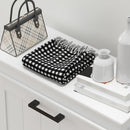 Scarpiera 3 Cassetti Ribaltabili e Regolabili 15 Paia di Scarpe 54x24x117,5 cm Bianco  