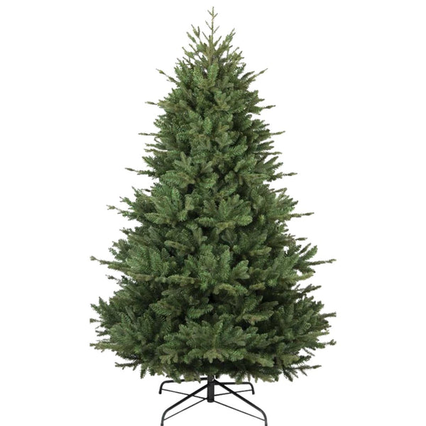 prezzo Albero di Natale realistico realizzato in PE+PVC di colore verde