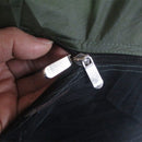 Tenda da Campeggio per 2 Persone Impermeabile 210x210x150 cm con Veranda Verde   