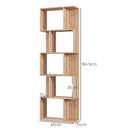 Mobile Libreria 5 Ripiani 60x24x184,5 cm in Legno  