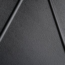 Base per Ombrellone Ø60 cm Riempibile con Acqua e Sabbia 28-40 kg per Pali da Ø3,8 e Ø4,8 cm in Plastica Nero 