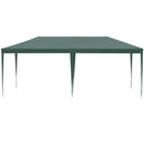 Gazebo da Giardino 585x295x255 cm con Pareti Rimovibili e Finestre Trasparenti Verde   