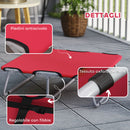 Brandina per Cani Piccoli Pieghevole 71x58x20 cm per Interno ed Esterno Rosso   