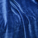 Coperta Reversibile 203x152x0,5 cm in Flanella 330 GSM Blu Scuro