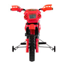 Moto Elettrica per Bambini 6V in Plastica PP Rosso e Nero