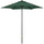 Ombrellone da Giardino Ø196x204H cm a 6 Stecche Verde