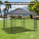 Tetto di Ricambio per Gazebo 3x3m a 2 Livelli e Resistente ai Raggi UV   Grigio Scuro