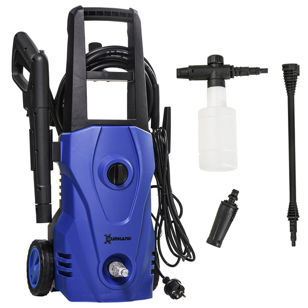 Idropulitrice ad Alta Pressione 1600W 35x28x65 cm con Ugello Regolabile e Kit Pulizia Blu e Nero online