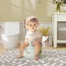 Vasino per Bambini Evolutivo 3 in 1 con Vaschetta Rimovibile Grigio   