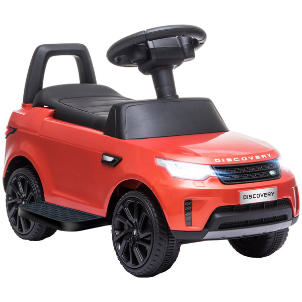 Macchina Elettrica per Bambini Licenza Land Rover Discovery 6V Velocità 3km/h Rosso sconto