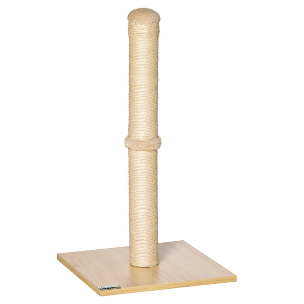 Tiragraffi per Gatti con Palo in Sisal Alto 60 cm Beige sconto
