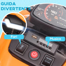 Quad Elettrico per Bambini 12V McLaren MCL 35 Nero e Arancione