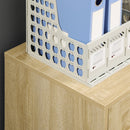 Cassettiera Portadocumenti da Ufficio 39x42x56 cm in Truciolato Legno Naturale