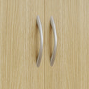 Credenza per Cucina con Armadietti a 2 Ante 80x40x180 cm Colore Legno  