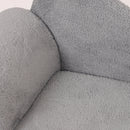 Divano per Cani e Gatti con Vano Contenitore 80x40x46 cm Rivestimento Vellutato Grigio Scuro