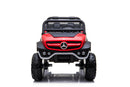 Macchina Elettrica per Bambini 12V con Licenza Mercedes Unimog Rossa 