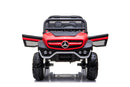 Macchina Elettrica per Bambini 12V con Licenza Mercedes Unimog Rossa 