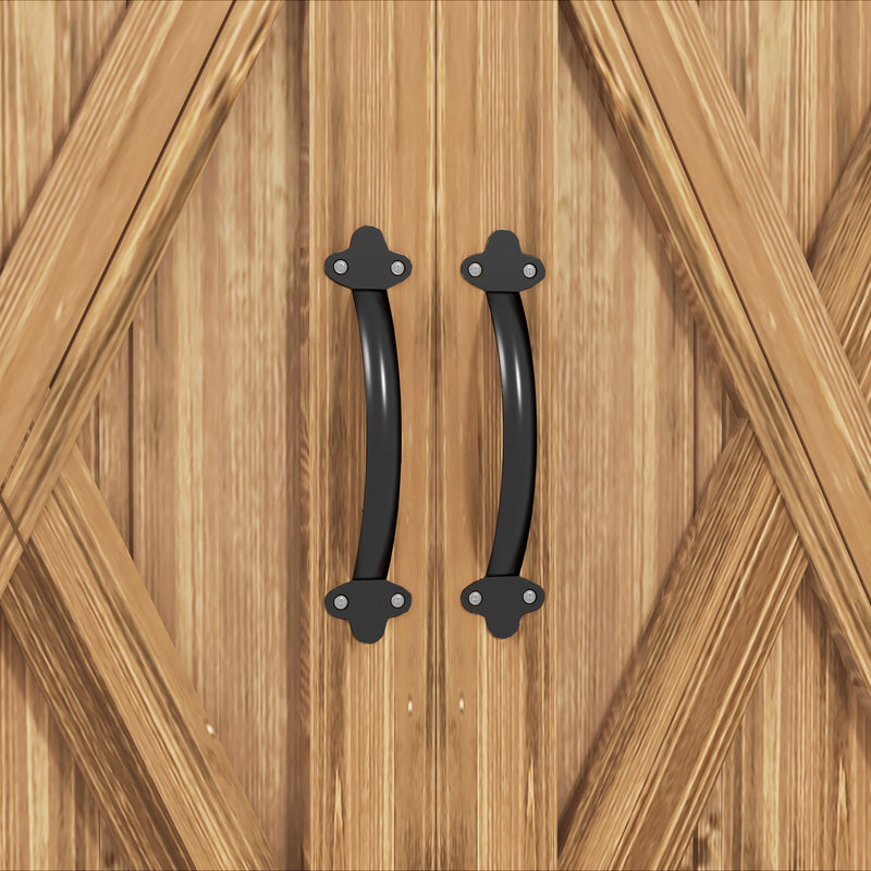 Casetta Box Da Giardino a 2 Ante Stile Country 77x55x72 cm in Legno Marrone 