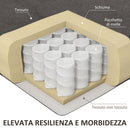 Divano Letto Singolo Clic Clac 189x91x84 cm Schienale Reclinabile e 2 Cuscini Grigio  