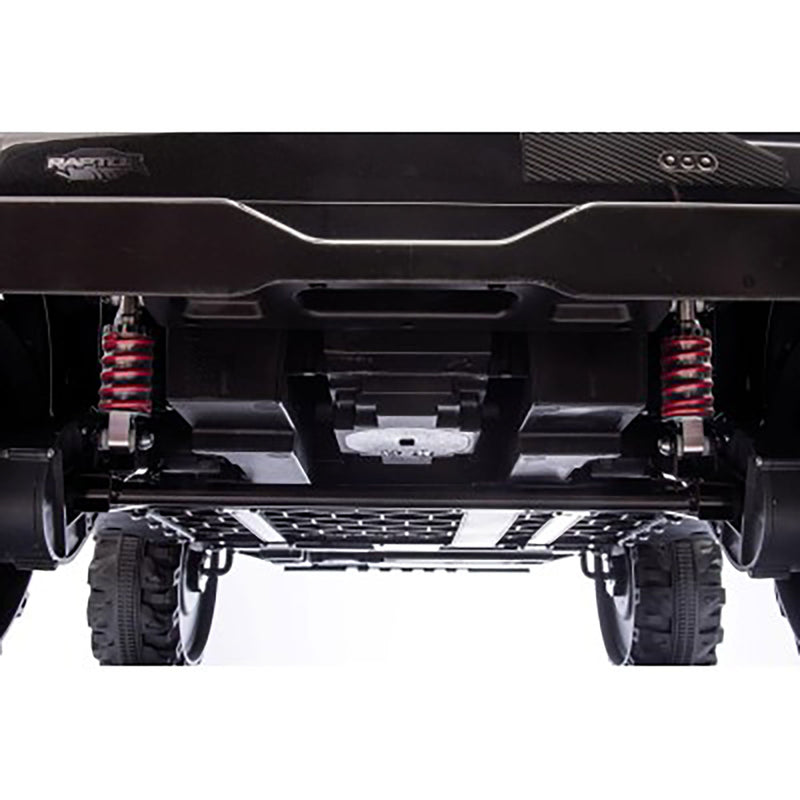 Macchina Elettrica per Bambini 24V Licenza Ford Bronco Raptor 2 Posti con Telecomando Nero