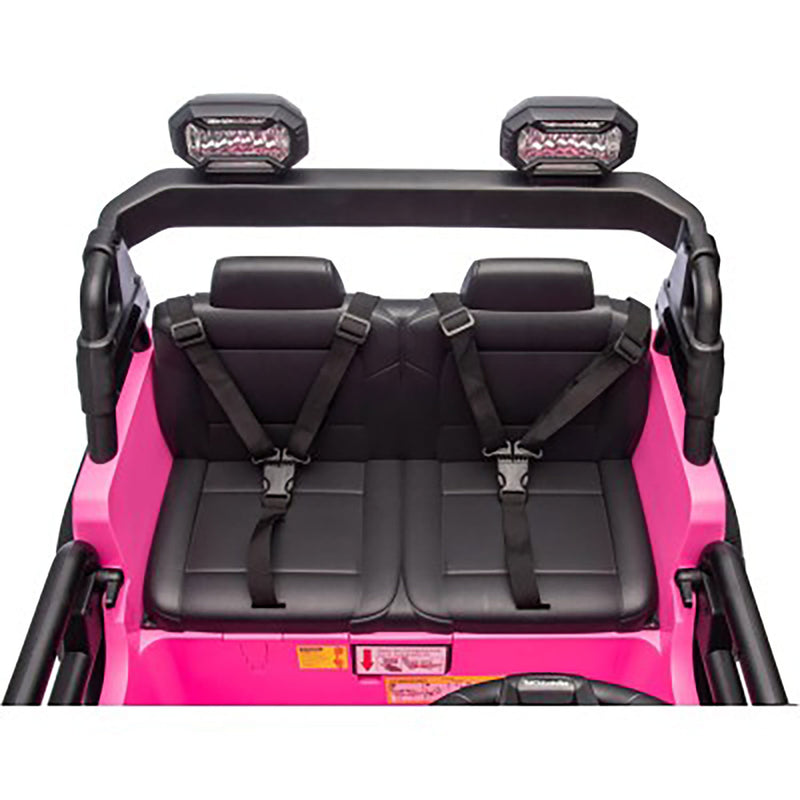 Macchina Elettrica per Bambini 24V Licenza Ford Bronco Raptor 2 Posti con Telecomando Rosa