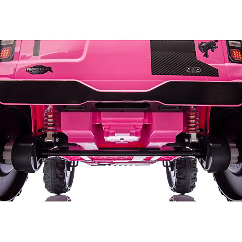 Macchina Elettrica per Bambini 24V Licenza Ford Bronco Raptor 2 Posti con Telecomando Rosa