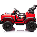 Macchina Elettrica per Bambini 24V Licenza Ford Bronco Raptor 2 Posti con Telecomando Rosso  