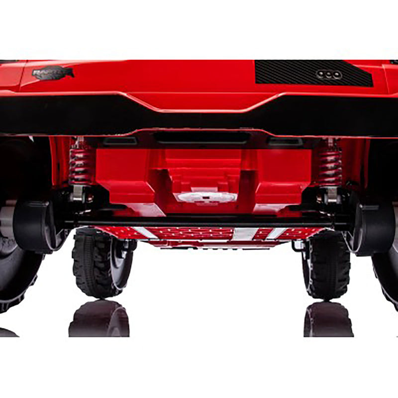Macchina Elettrica per Bambini 24V Licenza Ford Bronco Raptor 2 Posti con Telecomando Rosso