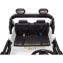 Macchina Elettrica per Bambini 24V Licenza Ford Bronco Raptor 2 Posti con Telecomando Bianco