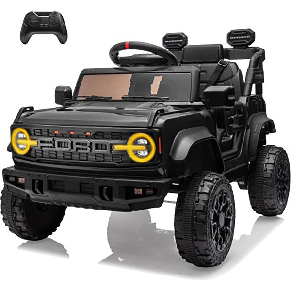 prezzo Macchina Elettrica per Bambini 12V Licenza Ford Bronco Raptor con Telecomando Nero