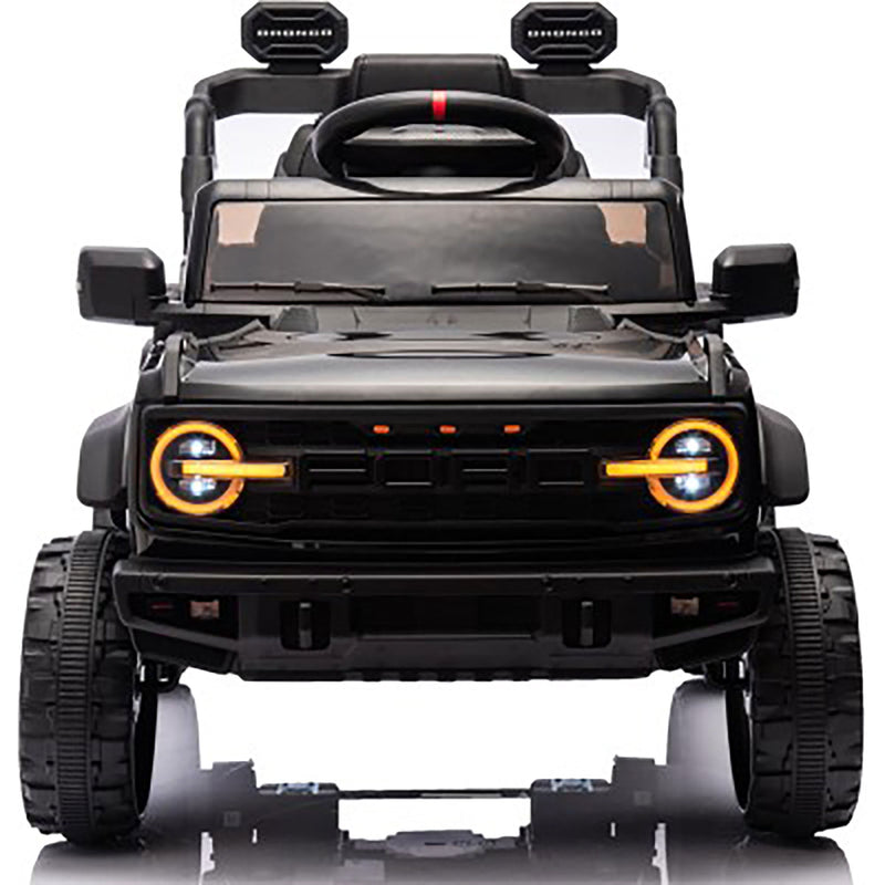 Macchina Elettrica per Bambini 12V Licenza Ford Bronco Raptor con Telecomando Nero  