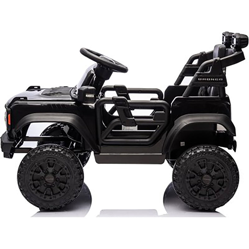 Macchina Elettrica per Bambini 12V Licenza Ford Bronco Raptor con Telecomando Nero  
