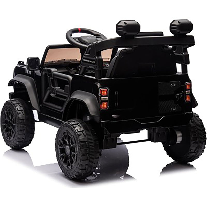 Macchina Elettrica per Bambini 12V Licenza Ford Bronco Raptor con Telecomando Nero  