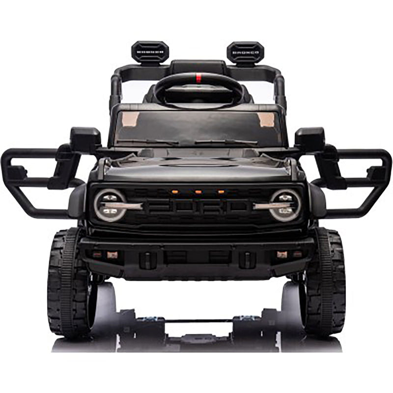 Macchina Elettrica per Bambini 12V Licenza Ford Bronco Raptor con Telecomando Nero  