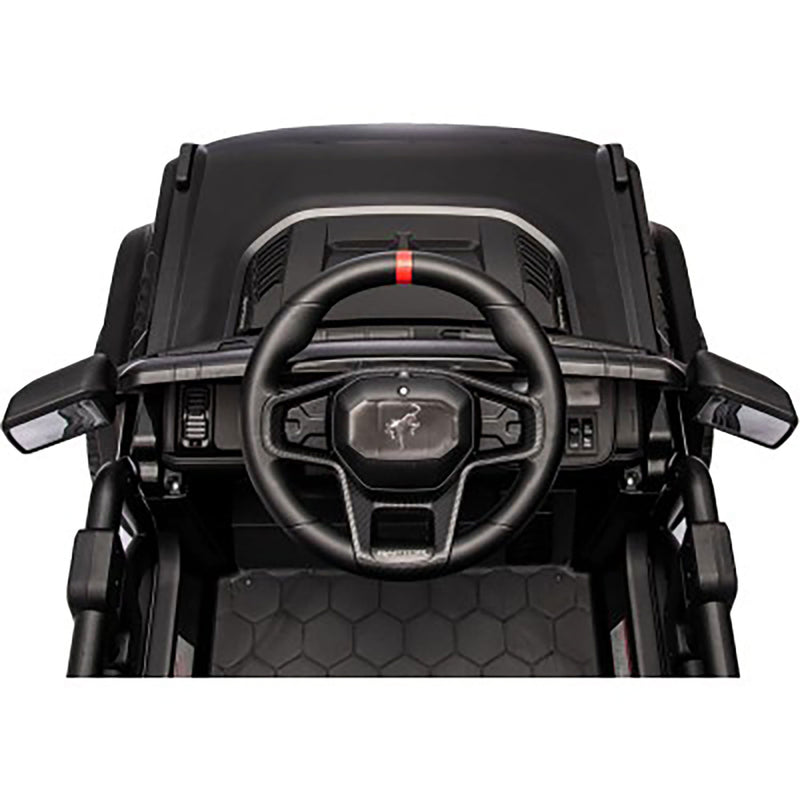 Macchina Elettrica per Bambini 12V Licenza Ford Bronco Raptor con Telecomando Nero  