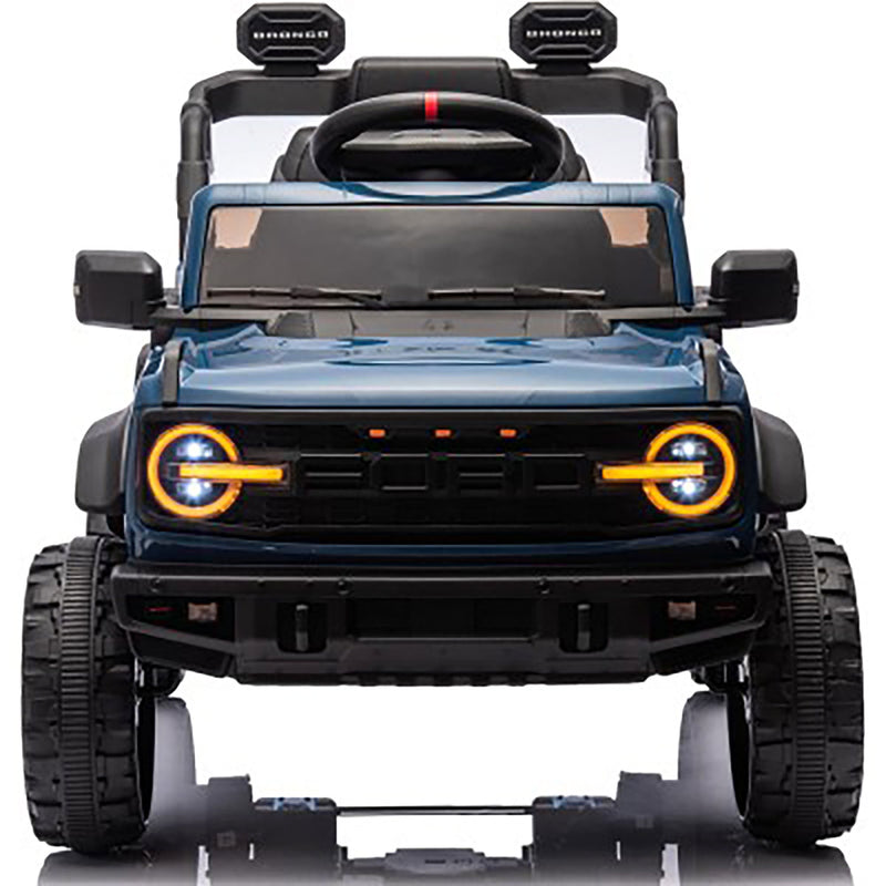 Macchina Elettrica per Bambini 12V Licenza Ford Bronco Raptor con Telecomando Blu  