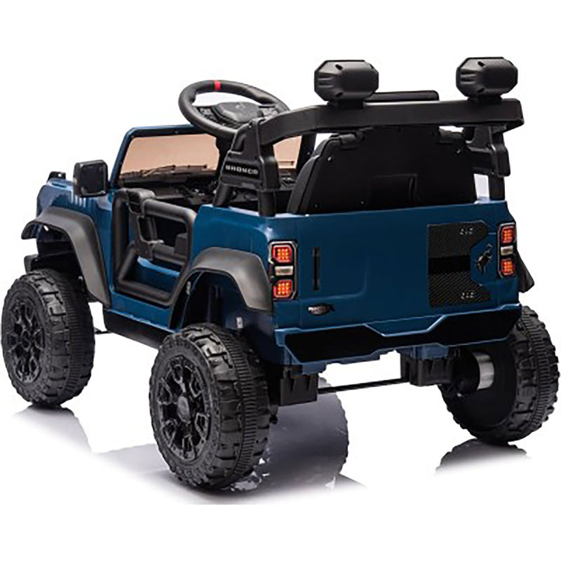 Macchina Elettrica per Bambini 12V Licenza Ford Bronco Raptor con Telecomando Blu  
