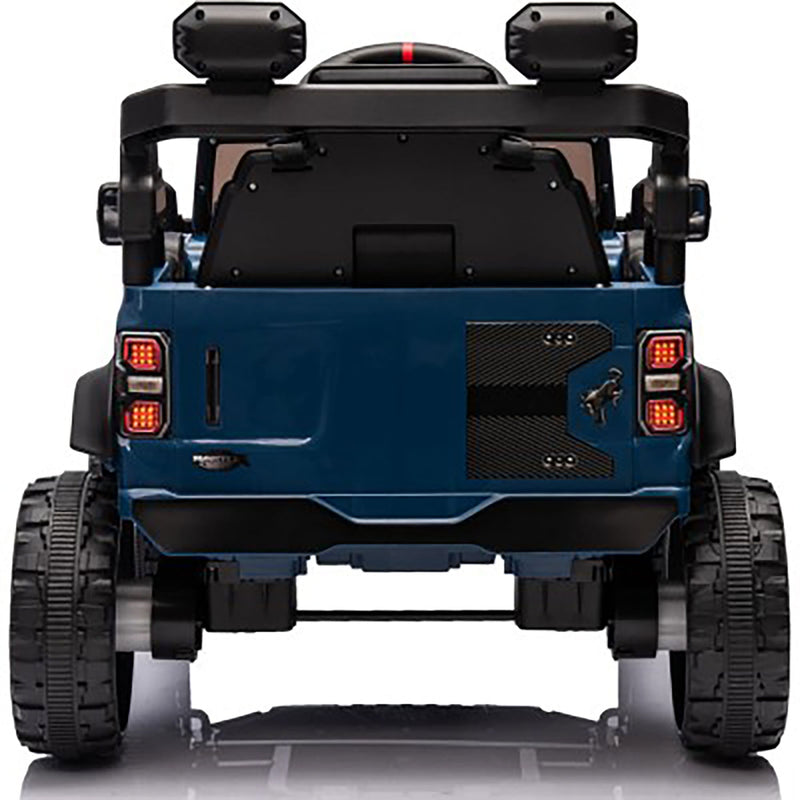 Macchina Elettrica per Bambini 12V Licenza Ford Bronco Raptor con Telecomando Blu  