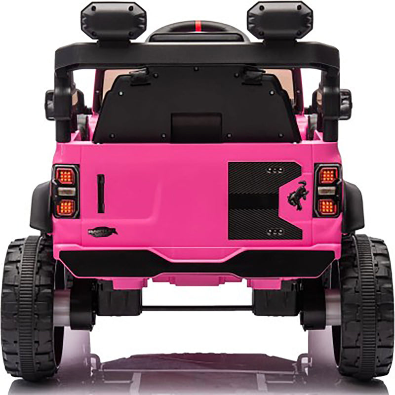 Macchina Elettrica per Bambini 12V Licenza Ford Bronco Raptor con Telecomando Rosa  
