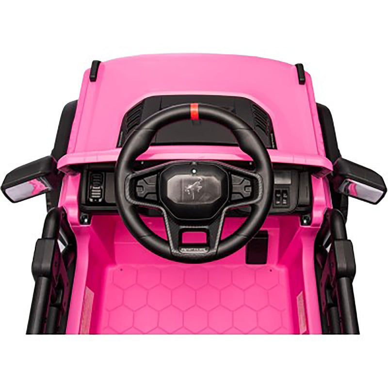 Macchina Elettrica per Bambini 12V Licenza Ford Bronco Raptor con Telecomando Rosa  
