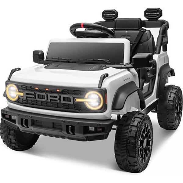 online Macchina Elettrica per Bambini 12V Licenza Ford Bronco Raptor con Telecomando Bianco